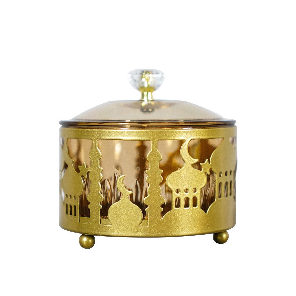 New Arrivals: Metal Castle Eid Mubarak Food Tray Storage Containers